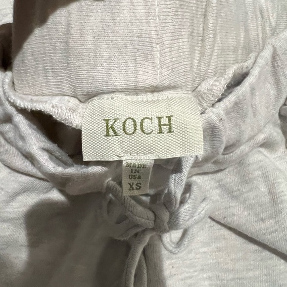 Koch Tan Ankle Jogger 100% cotton Pants EUC Size XS - Picture 2 of 3